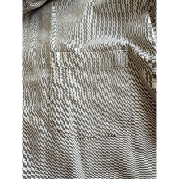 BIG & TALL Assante Couture Mens Dress Shirt 18.5” 36/37” Grey - Picture 6 of 13